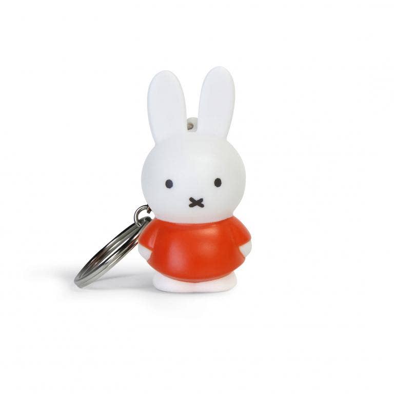 LondonTreeHouses™ – Classic Bunny Keyring (Red, 6cm)