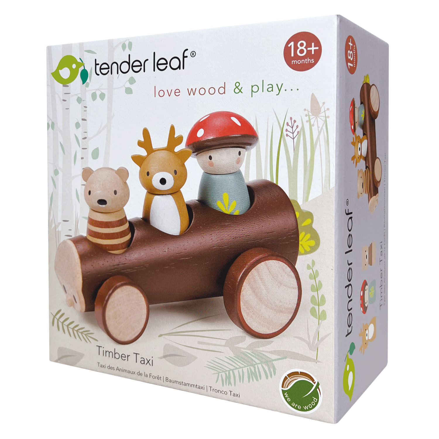 LondonTreeHouses™ – Wooden Taxi Toy for Kids