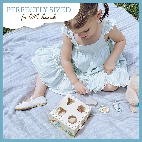 LondonTreeHouses™ – Wooden Shape Sorter Toy for Kids