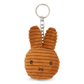 LondonTreeHouses™ – Eco Corduroy Bunny Keyring (10cm, Cinnamon)